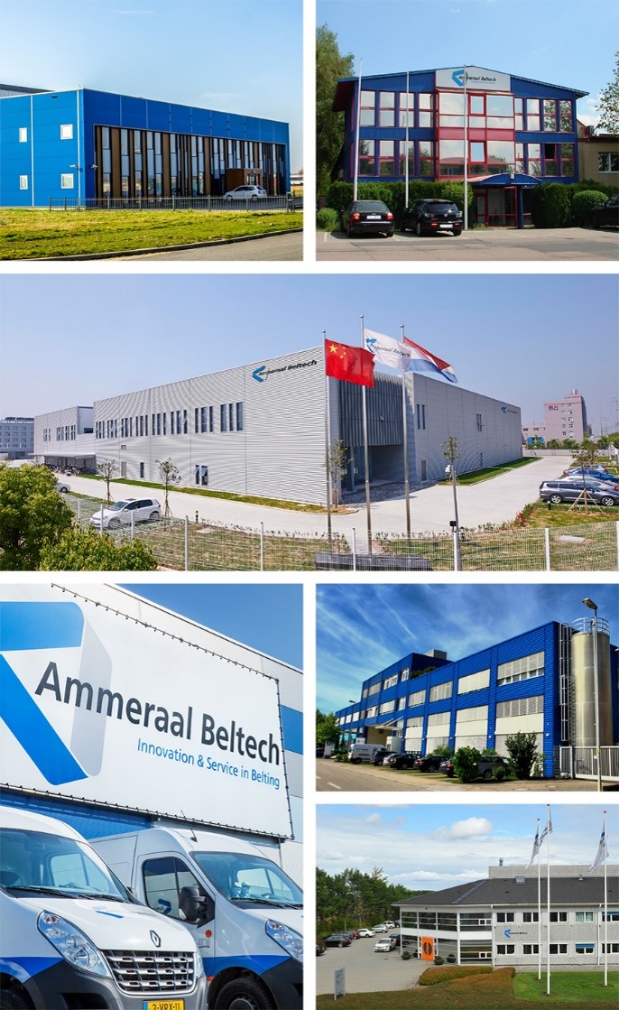 Ammeraal Beltechの生産拠点